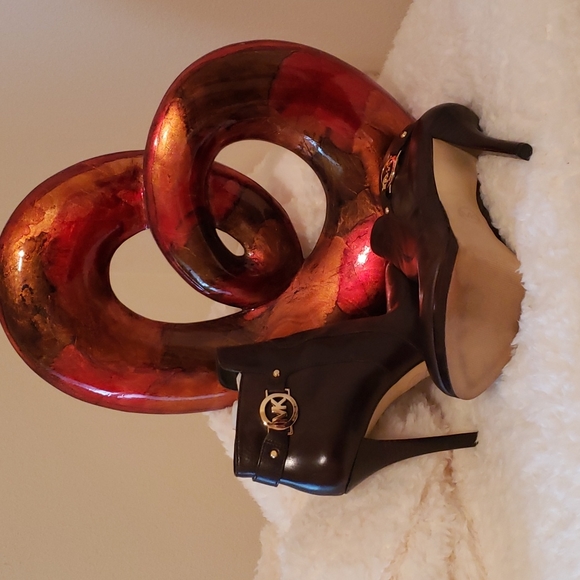 MK Brown Ankle Boots Size 8.5 - Picture 3 of 3